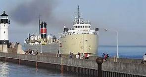 ALPENA Oldest Ship on Great Lakes Built 1942 STEAM Powered in Duluth MN....