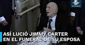 Jimmy Carter estuvo junto a su esposa Rosalynn hasta el último momento