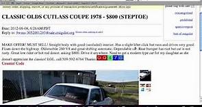 Craigslist Moscow Idaho - Used Cars and Trucks For Sale By Owner at Low Prices