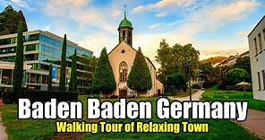Baden Baden Germany: Walking Tour of Relaxing Town | Europe Travel Series EP 16
