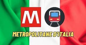 In ITALIA siamo pieni di metropolitane! 🇮🇹 7 città italiane hanno la metropolitana