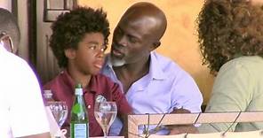 Djimon Hounsou Spends Quality Time With Son