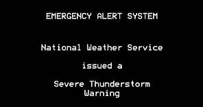 Severe Thunderstorm Warning - EAS #588 - 3/28/14 7:49 PM