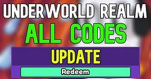 New Underworld Realm Codes | Roblox Underworld Realm Codes (January 2024)
