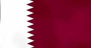 Evolución de la Bandera Ondeando de Catar - Evolution of the Waving Flag of Qatar
