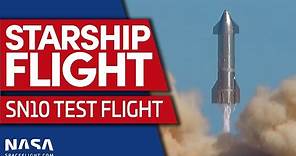 Full Replay: Starship SN10 Flight Test, Landing, and Post-Flight BOOM!