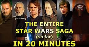 The Entire Star Wars Saga (so far) Explained in 20 Minutes!