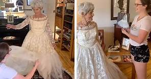 Grandma Wears Wedding Dress For The First Time In 65 Years