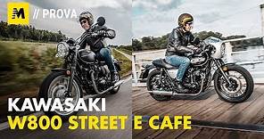 Kawasaki W800 Street e W800 Cafè 2019 (TEST). Classica dal doppio volto