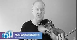 D'Addario Kaplan Solutions Non-Whistling Violin Aluminum Wound E String, 4/4 Scale