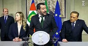 Consultazioni:“Lega-Salvini Premier”,“Forza Italia-Berlusconi Presidente” e “Fratelli d’Italia”