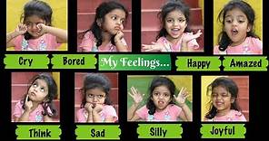 Feelings & Emotions of Kids - Happiness, Sadness, Fear, Anger, funny faces - Parenting tips