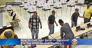 Maryland Voting Guide: How To Cast Your Ballot For The 2020 General Election