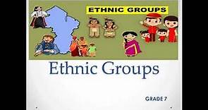 Social Studies The Ethnic Groups in Guyana (History)