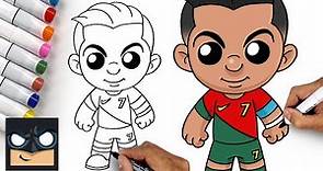 How To Draw Cristiano Ronaldo | World Cup 2022