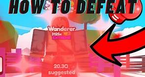 HOW TO DEFEAT WANDERER! PUNCH SIMULATOR