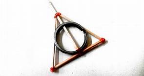 How to make a Deathly hallows symbol | Harry potter | PV's inventions