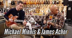 Michael Minnis & James Achor jamming at Norman's Rare Guitars