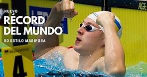 🔵🥇 Andriy Govorov Nuevo Record del mundo 50 metros mariposa