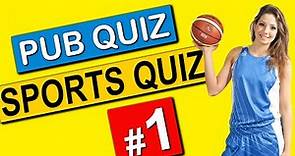 Sports Quiz - 25 Questions | Virtual Pub Quiz [For 2022] Sports Trivia Quiz | Virtual Trivia Night