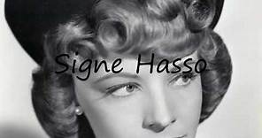 How to Pronounce Signe Hasso?