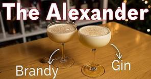 The ULTIMATE Festive Drink - Alexander cocktail