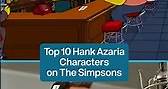 Characters Voiced by Hank Azaria on The Simpsons!
