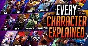 Street Fighter 6 All Characters Explained! Playstyle, Weaknesses & Difficulty