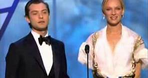 Russell Boyd winning a Cinematography Oscar® for "Master and Commander"
