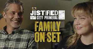 Justified: City Primeval | Shaping the Season: On Set with the Olyphant Family