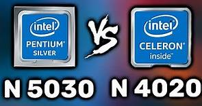 Intel Pentium Silver N5030 vs Intel Celeron N 4020 ⚡ | Which Processor is good in 2023 ? #processor
