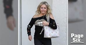 Heather Locklear pairs all-black outfit with $2.5K white tote on afternoon outing in LA