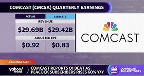 Comcast stock rises on Q1 earnings beat
