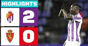 Resumen de Real Valladolid CF vs Real Zaragoza (2-0)
