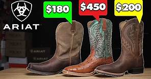 Are Ariat real cowboy boots? Ariat Gallup Rambler, Hybrid Rancher