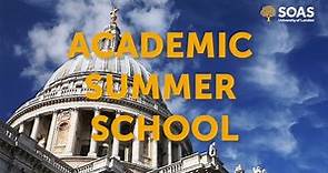 Academic Summer School 2023 - SOAS University of London