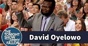 David Oyelowo's Dad Hams It Up in the Tonight Show Audience