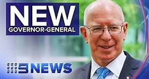 Former Defence Force Chief David Hurley sworn in as Governor-General | Nine News Australia