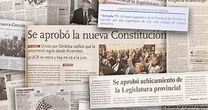 20 años del Sistema Unicameral en Córdoba - Legislatura de la Provincia de Córdoba