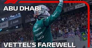 Sebastian Vettel's Farewell To Formula 1 | 2022 Abu Dhabi Grand Prix