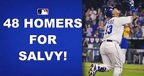 Salvador Perez extends his MLB HR lead with his 48th homer of the season!