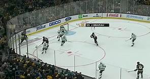 Justin Brazeau scores goal for Bruins