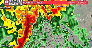 Atlanta, Georgia live weather radar Jan. 9 | Storms, severe weather
