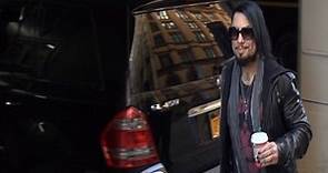 Dave Navarro arrives at The Huffington Post in New York City