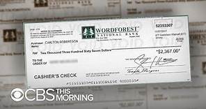 Fake check scams "exploding epidemic," new report says