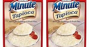 Minute Tapioca Bundle. Includes Two- 8oz Packages of Kraft Minute Tapioca! Kraft Quick Cook Tapioca is Great for Tapioca Pudding and Fruit Pie Filling! Comes With a BELLATAVO Fridge Magnet!