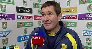 Nigel Clough reflects on Burton's 9-0 defeat to Man City | Post-Match Interview