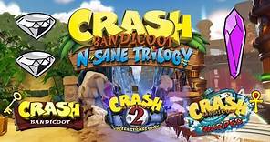 Crash Bandicoot N. Sane Trilogy | Full Game | All Gems | 311%