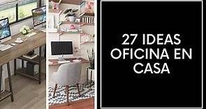 ideas de OFICINAS pequeñas | TIPS para hacer una oficina en CASA | MINI oficina en casa ✅
