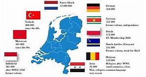 Current Demography map of the Netherlands (by migration background)
